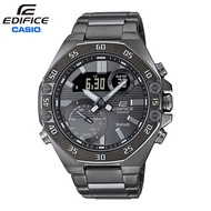 Casio Edifice 💯(Ori) ECB-10DC-1B Grey Stainless Steel Band Men Watch ECB-10