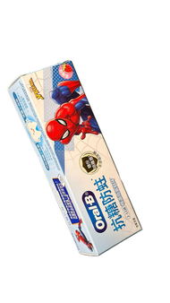 Oral-B - ORAL-B抗糖防蛀兒童牙膏 60g（蜘蛛俠款）【香港行貨】