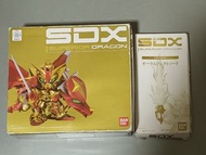 現貨 超平 開封品 中古二手 SDX合金玩具 SD GUNDAM 超越之龍 連 初回限定特典 1套