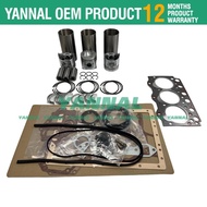 3D95S 3D95 3D95S-W-1 Overhaul Rebuild Kit For Komatsu Engine PC50-UU-1 PC40-6
