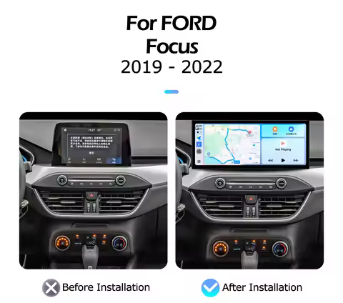 Android OS WIFI 4G 12.3 inch For FORD Focus 2019-2022 Car Radio Multimedia Video Player Navigation G