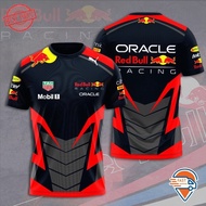 Men's Red Bull F1 Team T-Shirt 3D All Over Print Outdoor Sports Short Sleeve XS-5XL