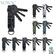 YOTOC Key Organizer, with Screwdriver Minimalist Key  Holder, Smart Metal Holds 2-6 Keys Keys Bag fo