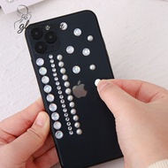 【glamcharm】Heart Pearl DIY Face Diamond Sticker Children Gem Diamond Sticker Stage Diamond Sticker