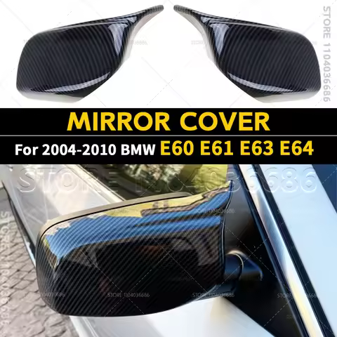 For 2004-2010 BMW E60 E61 E63 E64 525i 528i 530i 535i 545i 550i 645ci 650i Side Mirror Cover Caps 51