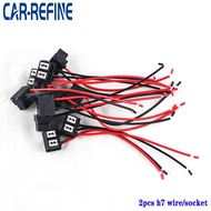 Car Headlamp Head Light H7 Bulb Ceramic Socket Connector 1 Pin - Soket Mentol Lampu H7