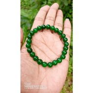 HIJAU Original green jade bracelet 8mm original jade bracelet aceh jade bracelet