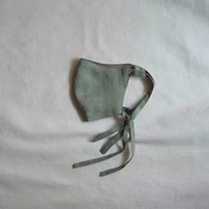 unisex mask | 雙色綁帶口罩 | 小 苗 綠 x 崎