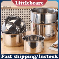 LLBR Rice Cooker Inner Pot Replacement Stainless Steel High Volume Cooker Liner Cooker Inner Pot for