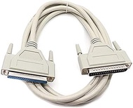 Yohii 3Meters/10Ft DB37 37 Pin Male to Female Serial Extension Cable for PC Printer Network Modem