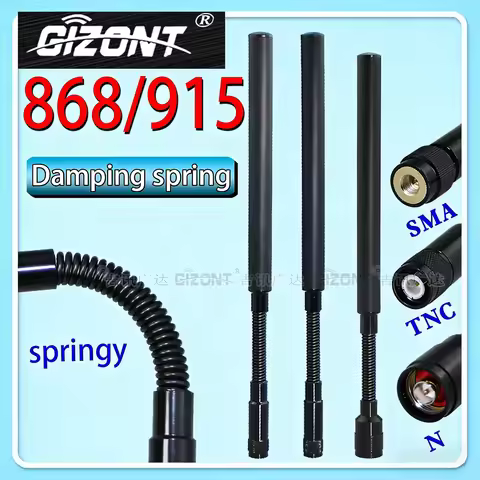 LoRa WAN Shock-Absorbing Spring Antenna LoRa 868MHz 915MHz Digital Transmission High-Gain OMNI Anten