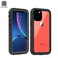Shellbox สำหรับ iPhone 11Pro/11Pro Max เคสใส IP68เคสโทรศัพท์กันน้ำ