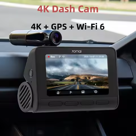 70mai 4K Dash Cam A800SE Upgraded Version of 70mai A800S Voice Control Supercapatior GPS ADAS Car DV