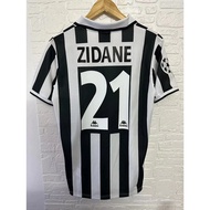Top quality 96/97 Juventus Zidane #21 home retro jersey
