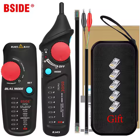 Network Cable Tracker Wire Tester Professional RJ45 RJ11 Telephone Toner Ethernet LAN Tracer Detecto
