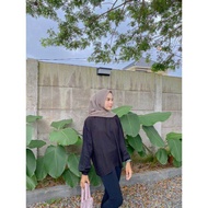 Blouse Top Rayon Crinkle //Atasan Crinkle//Blouse Wanita Rempel //Blouse wanita