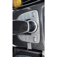Mercedes cover Milled aluminum key button on AMG GLC200 glc250 glc300 c200 c250 c300 amg version