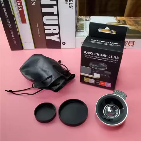 Professional Super Wide-Angle + Macro HD Lens 0.45X 49UV Super Wide-Angle + Macro HD Lens for iPhone