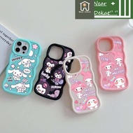 HJcoloreAnimal Casing Sanrio Kuromi Melody Cinnamoroll Cute Casing For Honor X9A X9B X7A X8A X7B X8B