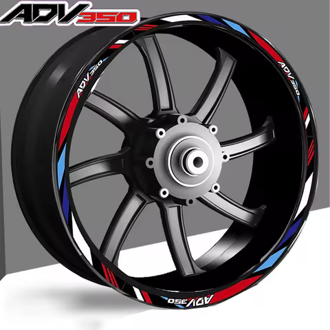 For Honda ADV350 Wheels Stickers Reflective Protector Rim Decals Motorcycle Accessories Tires Strips