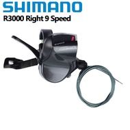 Shimano SORA SL คันโยกเปลี่ยนเกียร์แบบ R3000 2X9ความเร็ว2ทาง R3000ปล่อยพร้อมสาย Triggle 9 Speed อุปก