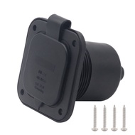 American Standard Waterproof Socket RV Power Plug 15A125V with Waterproof Cover Charging Pile 3-Pin 