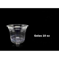 (50 pcs) 10 Oz Plastic Cup - 10 Oz Drink Cup - Bottle Cup WITHOUT LID