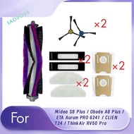 9 Pcs for  S8 Plus / Obode A8 Plus / ETA  PRO 6241 / CLIEN T24 / ThinkAir RV50 Pro Sweeper Main Side