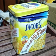 Vintage Jacob’s Biscuit Small Empty Tin