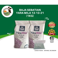 Yara 16-16-16 (1KG) - Baja Subur NPK pokok Durian, Buah-Buahan, Pisang, Nanas dan Sayuran