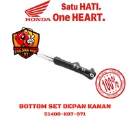 51400-K07-971 FRONT SHOCK FRONT RIGHT BOTTOM SET BLADE & SUPRA X 125 FI ORIGINAL | FORK ASSY R FR 51