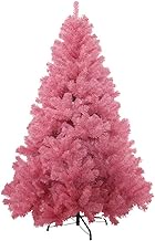 Encryption Artificial Christmas Tree,6.8Ft PVC Premium Hinged Holiday Decoration Christmas Pine Tree For Indoor Easy Assembly Christ(Christmas tree gifts) (Pink 180cm(6Ft)) Fashionable