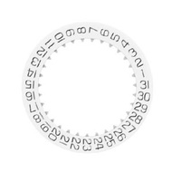 Ewatchparts DATE DISC COMPATIBLE WITH TUDOR MOVEMENT VALJOUX ETA 7750 WHITE WATCH SWISS MADE TOP QAULITY