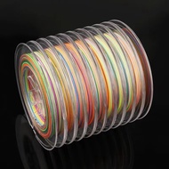 Fishing Line Multifilament Ultra High Density 9 Strand Braided MultiColor Saltwater Line 30lb-110lb 