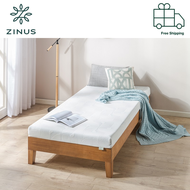 ZINUS 4 inch Green Tea Pressure Relief Memory Foam Mattress Topper with Fitted Cover  - Single , Super Single , Queen , King size