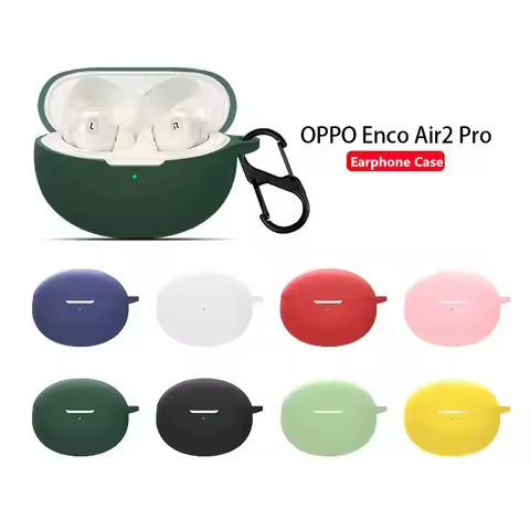 Silicone Earphone Case Cover For OPPO Enco Air2 Pro Wireless Bluetooth Soft Headphone Charging Box P