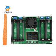 Máy kiểm tra dung lượng pin Pcbfun Type-c 4 / 2 kênh 18650 Máy kiểm tra điện trở bên trong tự động