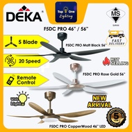 🔥FREE Shipping🔥DEKA F5DC PRO 56" Baby Fan 46" 5 Blade DC Motor 20 Speed Remote Control Ceiling Fan w