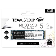 Team MP33 SSD NVMe M.2/M2 512GB - NVMe 512GB