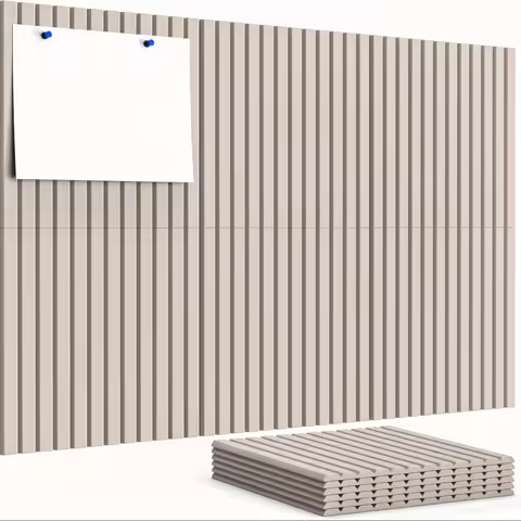 X 6 PCS decorative felt wall panels, decorative bulletin boards for office, home and classroom use,