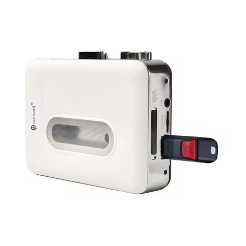 Cassette Tape Music Audio Player to MP3 Converter Tapes Cassette Player Recorder Save MP3 File to US