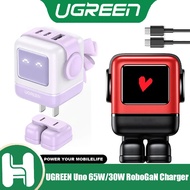 Ugreen Uno 65W/30W RoboGaN Charger USB C Mini Robot Nexode GaN Fast Charger