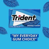 TRIDENT | ORIGINAL gums permen karet import | Sugar Free