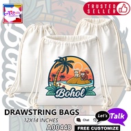 Bohol Philippines Drawstring Bag 12x14 – Island Travel Design