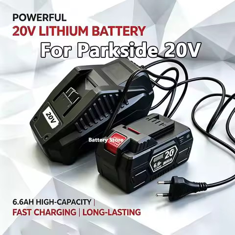 For Parkside 20V electric tool battery series PAP B1 B3 hand drill battery A3/PAP 208 A1 4.0Ah 6.0Ah