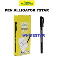 Pen ballpoint pen/ 7star alligator pen/ 7 star/ - black ink
