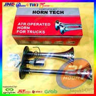 Chrome Air Horn, Twin Air Horn 2 Trumpets, 2 Trumpet Horn, 2 Stainless Steel Air Horn, Telolet Horn