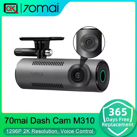 Global Version70mai Dash Cam M310 New 1296P Night Vision F2.0 Aperture 70mai M310 Car DVR 24H Parkin
