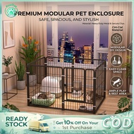 Cat Fence DIY Pet Playpen Cat Cage Pen Fence Heavy Duty Foldable Cat Fence Indoor Outdoor