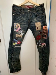 TOUGH Bauhaus 牛仔褲 男裝 復古 punk vintage